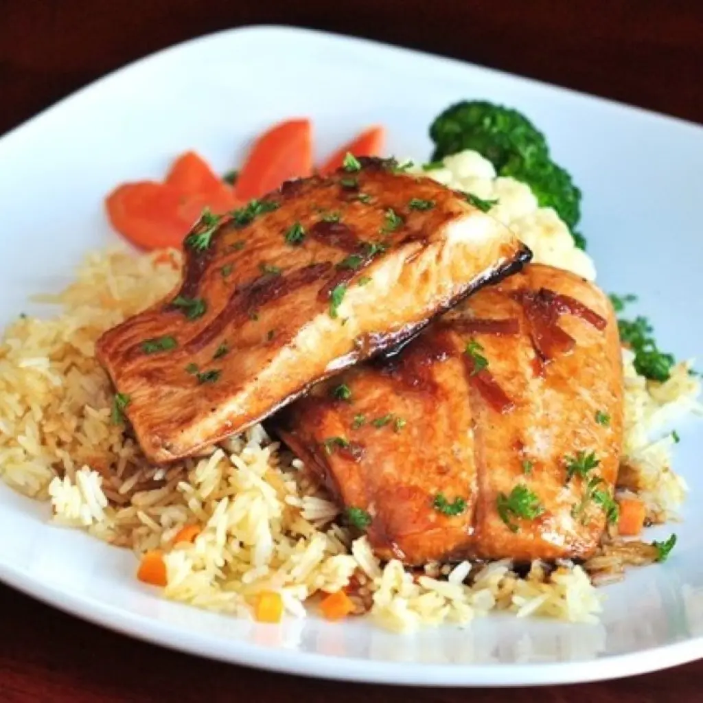 Salmon Meal With Rice